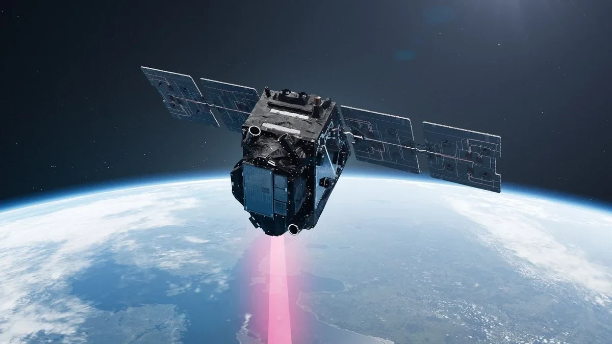 Der Satellit der ESA-Mission FLEX