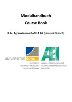 Modulhandbuch B.Sc. Agrar Lehramt Unterrichtsfach 2020