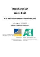 Modulhandbuch M.Sc. AFECO 2020