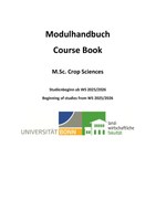 Modulhandbuch M.Sc. Crop Sciences 2025