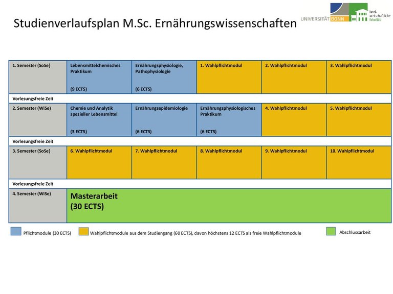 Studienverlaufsplan M.Sc. EW SoSe