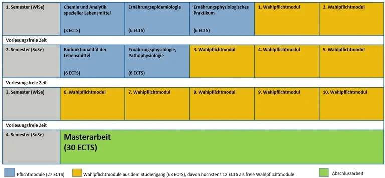 Studienverlaufsplan M.Sc. EW