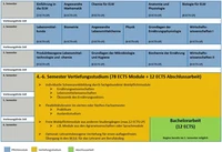 Studienverlaufsplan B.Sc. ELW