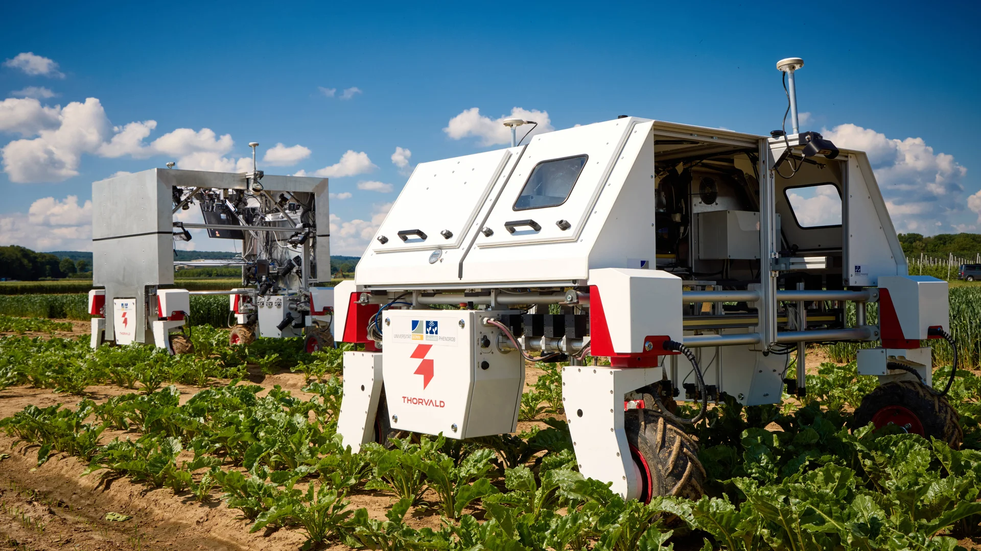 Use of robots on the test fields of the Klein Altendorf university campus