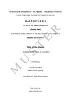 Final Thesis Front Page and Declaration